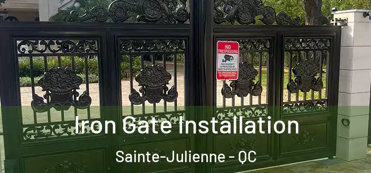 Iron Gate Installation Sainte-Julienne - QC